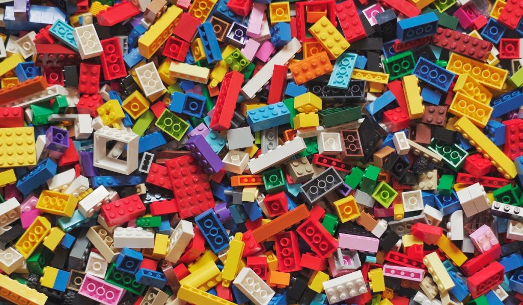A collection of Legos