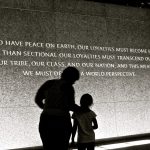Wall with a quote from Dr. Martin Luther King Jr.