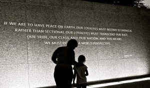 Wall with a quote from Dr. Martin Luther King Jr.